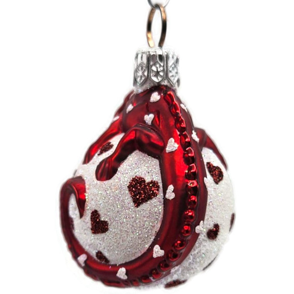 Patricia Breen Miniature Chameleon Surprise Hearts Valentines Christmas Ornament - Picture 11 of 12